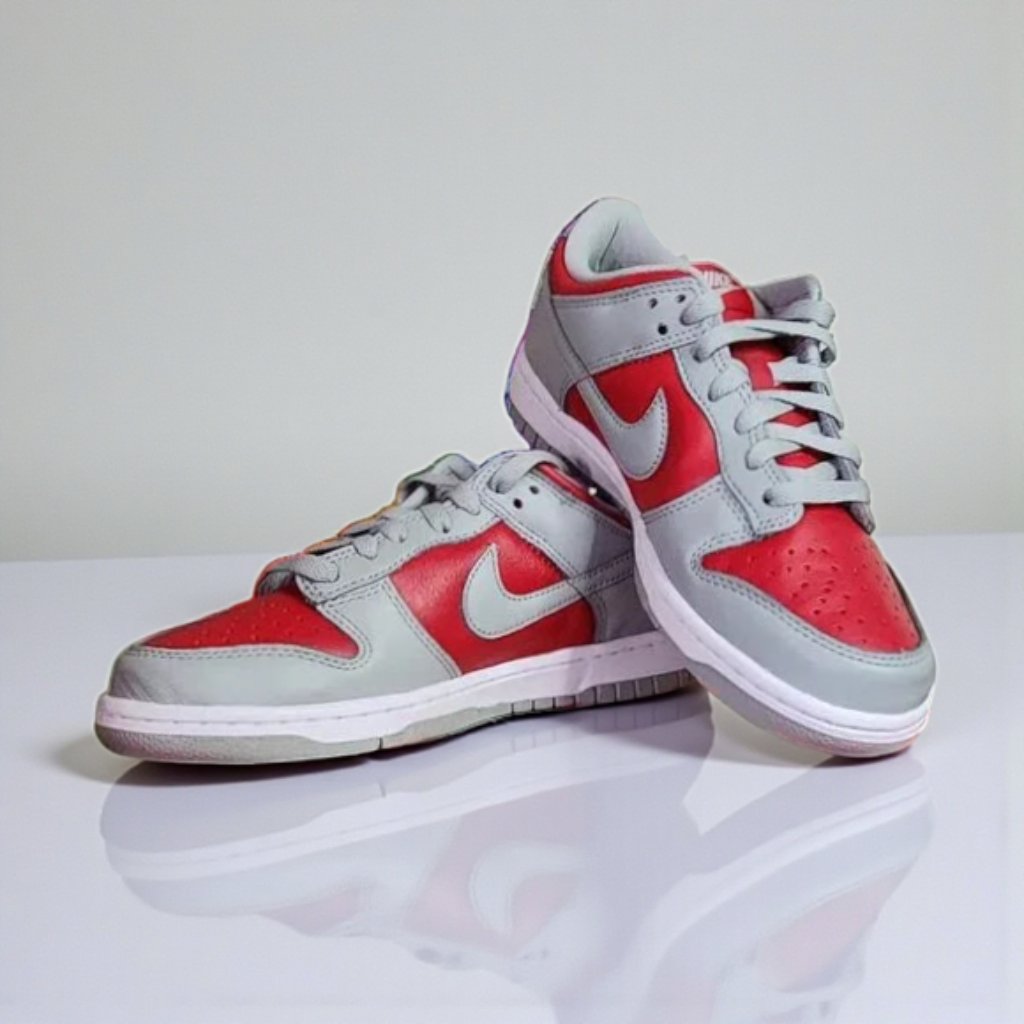 Nike Dunk Low Qs "Ultraman" Quickstrike Leather Sneakers Nib